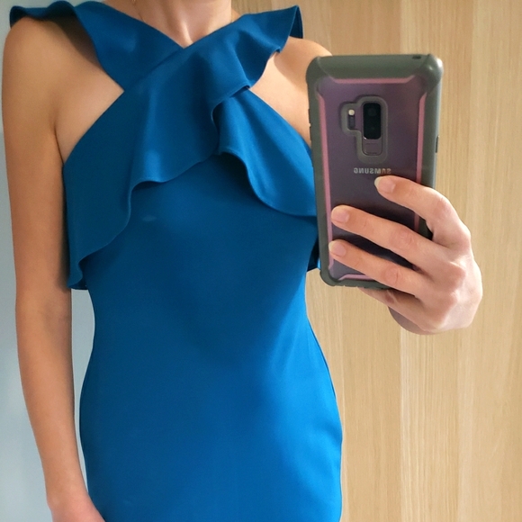 Green/ blue dress size 6 - Picture 1 of 5
